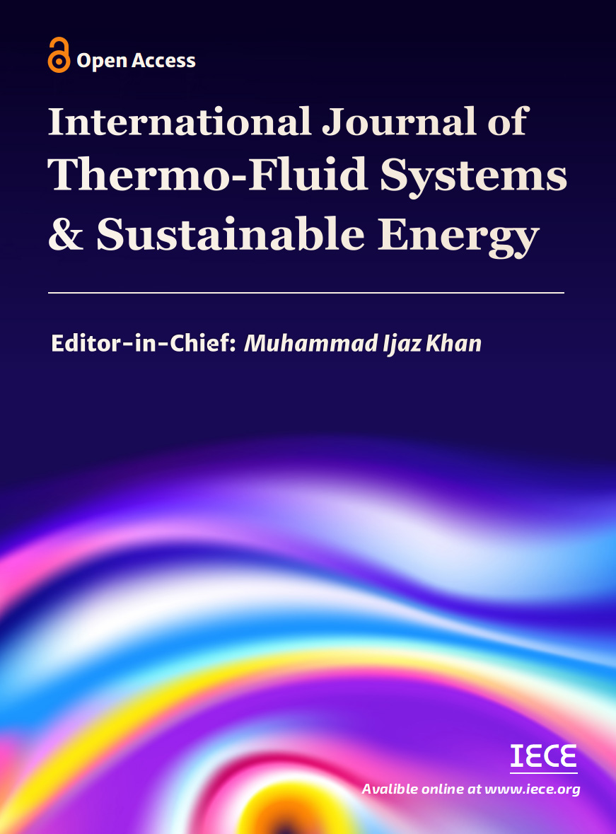 International Journal of Thermo-Fluid Systems and Sustainable Energy Cover