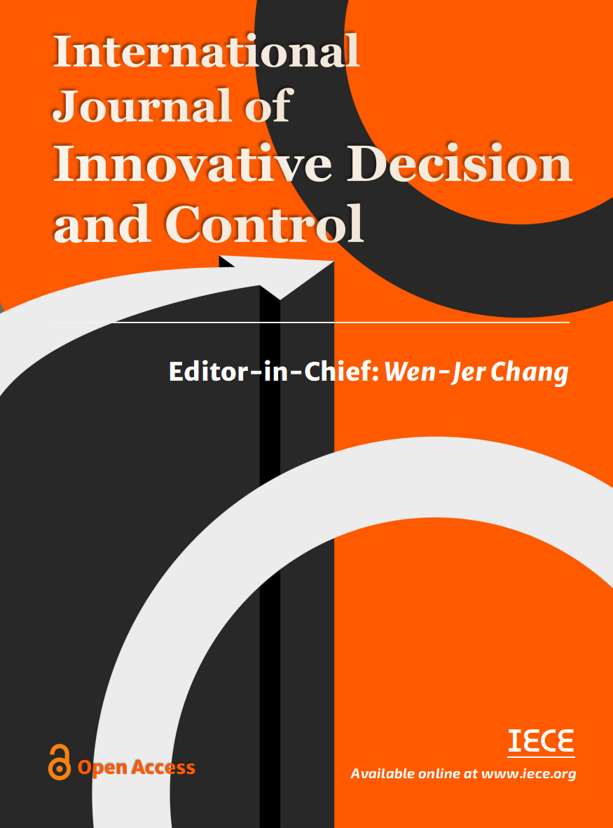 International Journal of Innovative Decision and Control Cover
